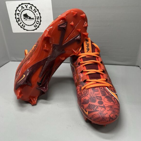 Nike Alpha Menace 4 Elite NRG (FQ4046-600) Red Football Cleats Men Size 9 NEW main image 10